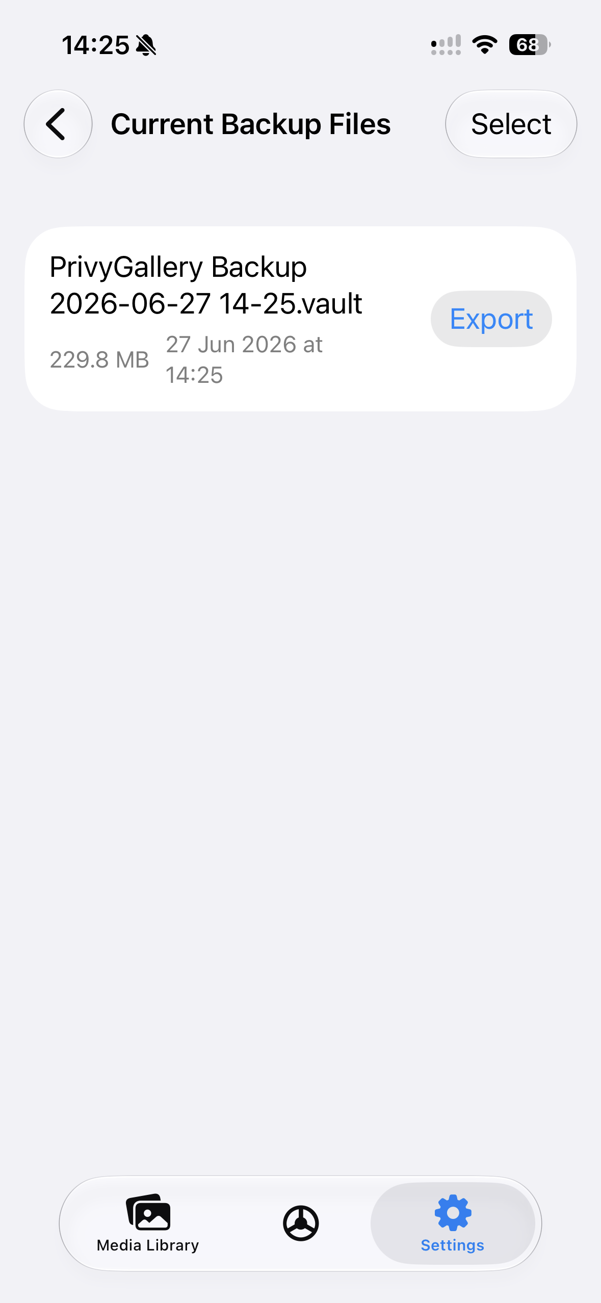 Backup